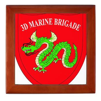 3MEB - M01 - 03 - 3rd Marine Expeditionary Brigade Keepsake Box