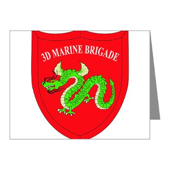 3MEB - M01 - 02 - 3rd Marine Expeditionary Brigade Note Cards (Pk of 20)