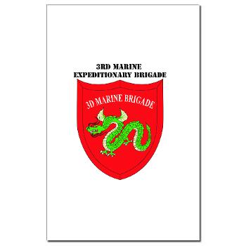 3MEB - M01 - 02 - 3rd Marine Expeditionary Brigade with text Mini Poster Print - Click Image to Close