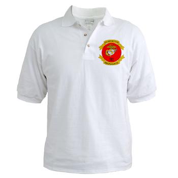 3MEF - A01 - 04 - 3rd Marine Expeditionary Force with Text- Golf Shirt - Click Image to Close