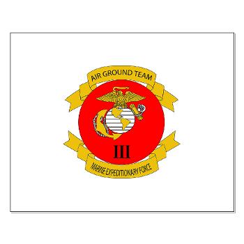 3MEF - M01 - 02 - 3rd Marine Expeditionary Force with Text- Small Poster - Click Image to Close