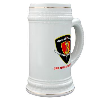 3MR - M01 - 03 - 3rd Marine Regiment with text Stein - Click Image to Close