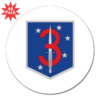 3MSOB - M01 - 01 - 3rd Marine Special Operations Battalion - 3" Lapel Sticker (48 pk) - Click Image to Close
