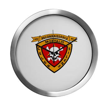3RB - A01 - 01 - 3rd Reconnaissance Battalion - Modern Wall Clock - Click Image to Close