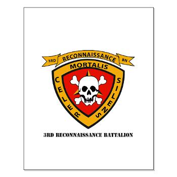 3RB - A01 - 01 - 3rd Reconnaissance Battalion with Text - Small Poster