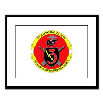 3RBN - M01 - 02 - 3rd Radio Battalion - Large Framed Print - Click Image to Close