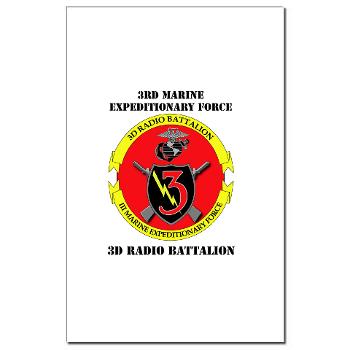 3RBN - M01 - 02 - 3rd Radio Battalion with Text - Mini Poster Print - Click Image to Close