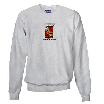4LARB - A01 - 03 - 4th Light Armored Reconnaissance Bn with Text - Sweatshirt - Click Image to Close