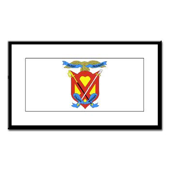 4MR - M01 - 02 - 4th Marine Regiment - Small Framed Print