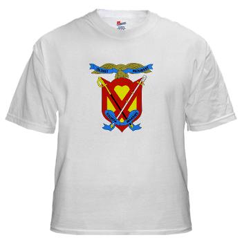 4MRHC - A01 - 04 - Headquarters Company - 4th Marine Regiment - White t-Shirt - Click Image to Close