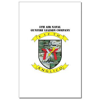 5ANGLC - M01 - 02 - 5th Air Naval Gunfire Liaison Company with Text - Mini Poster Print