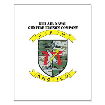 5ANGLC - M01 - 02 - 5th Air Naval Gunfire Liaison Company with Text - Small Poster