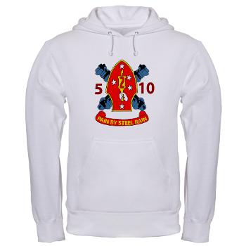 5B10M - A01 - 01 - USMC - 5th Battalion 10th Marines - Hooded Sweatshirt