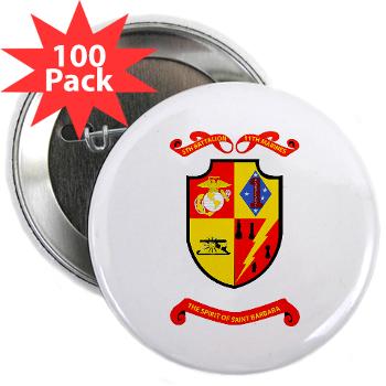 5B11M - M01 - 01 - 5th Battalion 11th Marines 2.25" Button (100 pack) - Click Image to Close