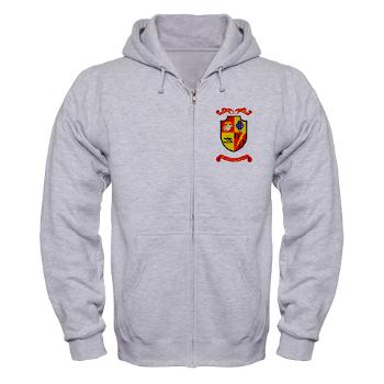 5B11M - A01 - 03 - 5th Battalion 11th Marines Zip Hoodie - Click Image to Close