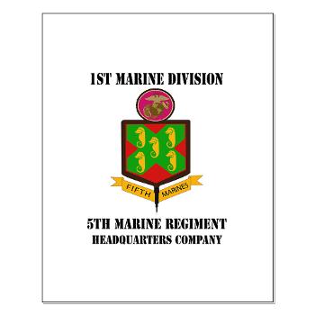 5MR - M01 - 02 - 5th Marine Regiment with Text - Small Poster - Click Image to Close