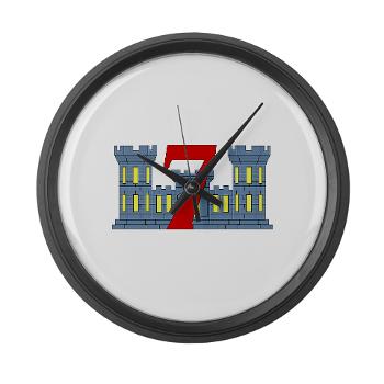 7ESB - M01 - 03 - 7th Engineer Support Battalion - Large Wall Clock
