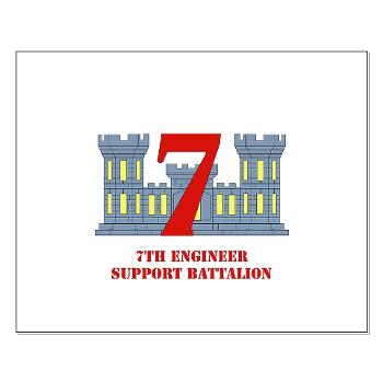 7ESB - M01 - 02 - 7th Engineer Support Battalion with Text - Small Poster - Click Image to Close