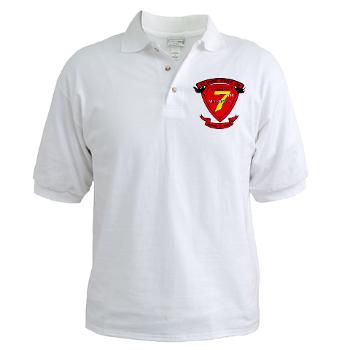7MR - A01 - 04 - 7th Marine Regiment Golf Shirt