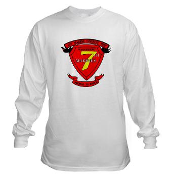 7MR - A01 - 03 - 7th Marine Regiment Long Sleeve T-Shirt - Click Image to Close