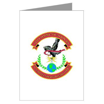 8CB - A01 - 01 - USMC - 8th Communication Battalion - Greeting Cards (Pk of 10) - Click Image to Close