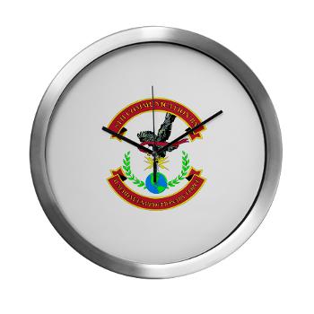 8CB - A01 - 01 - USMC - 8th Communication Battalion - Modern Wall Clock