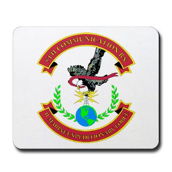 8CB - A01 - 01 - USMC - 8th Communication Battalion - Mousepad