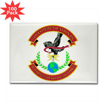 8CB - A01 - 01 - USMC - 8th Communication Battalion - Rectangle Magnet (100 pack)