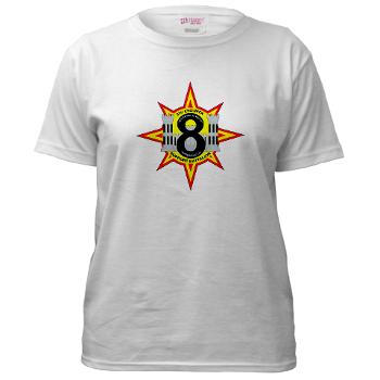 8ESB2MLG - A01 - 04 - 8th Engineer Support Battalion - 2nd Marine Log Group - Women's T-Shirt