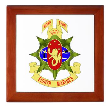 8MR - M01 - 03 - 8th Marine Regiment - Keepsake Box - Click Image to Close