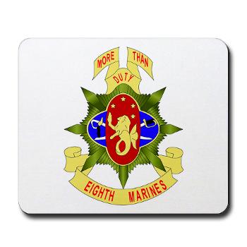 8MR - M01 - 03 - 8th Marine Regiment - Mousepad - Click Image to Close