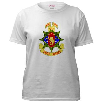 8MR - A01 - 04 - 8th Marine Regiment - Women's T-Shirt - Click Image to Close