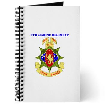 8MR - M01 - 02 - 8th Marine Regiment with Text - Journal - Click Image to Close