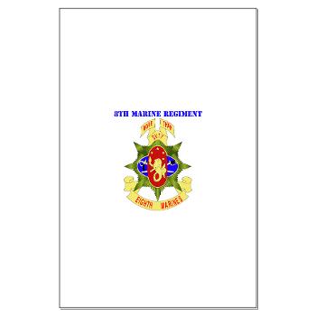 8MR - M01 - 02 - 8th Marine Regiment with Text - Large Poster