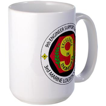 9ESB - M01 - 03 - 9th Engineer Support Battalion Large Mug - Click Image to Close