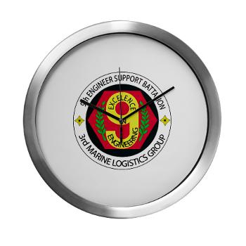 9ESB - M01 - 03 - 9th Engineer Support Battalion Modern Wall Clock - Click Image to Close