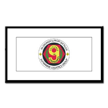 9ESB - M01 - 02 - 9th Engineer Support Battalion Small Framed Print - Click Image to Close