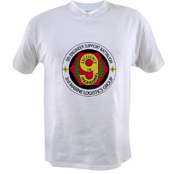 9ESB - A01 - 04 - 9th Engineer Support Battalion Value T-Shirt - Click Image to Close