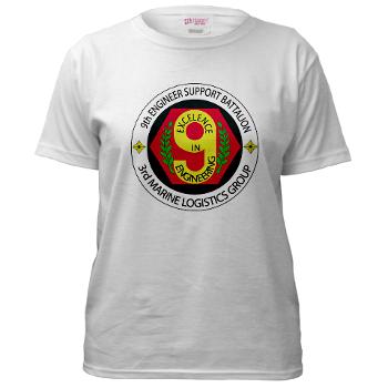 9ESB - A01 - 04 - 9th Engineer Support Battalion Women's T-Shirt