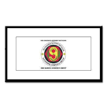 9ESB - M01 - 02 - 9th Engineer Support Battalion with Text Small Framed Print