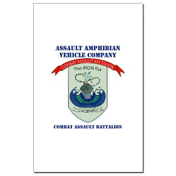 AAVC - M01 - 02 - Assault Amphibian Vehicle Company with Text Mini Poster Print
