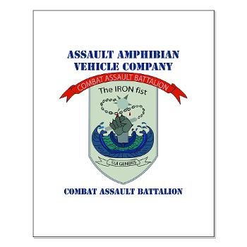 AAVC - M01 - 02 - Assault Amphibian Vehicle Company with Text Small Poster