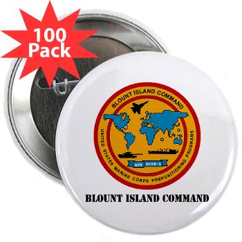 BIC - M01 - 01 - Blount Island Command with Text - 2.25" Button (100 pack)