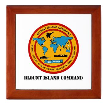 BIC - M01 - 03 - Blount Island Command with Text - Keepsake Box