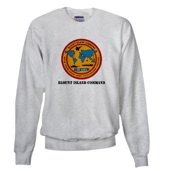 BIC - A01 - 03 - Blount Island Command with Text - Sweatshirt - Click Image to Close