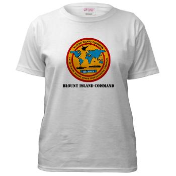 BIC - A01 - 04 - Blount Island Command with Text - Women's T-Shirt - Click Image to Close