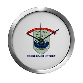 CAB - M01 - 03 - Combat Assault Battalion with Text - Modern Wall Clock - Click Image to Close
