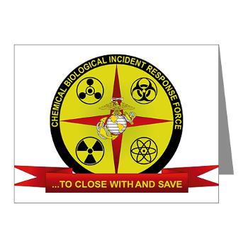 CBIRF - M01 - 02 - Chemical Biological Incident Response Force - Note Cards (Pk of 20) - Click Image to Close