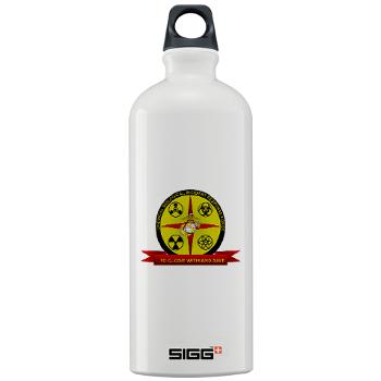CBIRF - M01 - 03 - Chemical Biological Incident Response Force - Sigg Water Bottle 1.0L - Click Image to Close