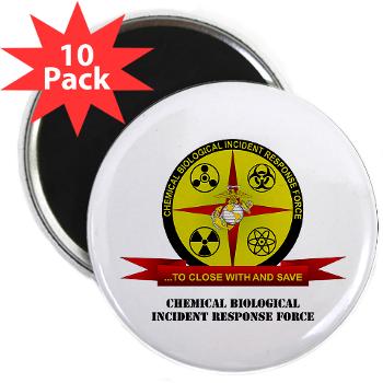 CBIRF - M01 - 01 - Chemical Biological Incident Response Force with Text - 2.25" Magnet (10 pack) - Click Image to Close